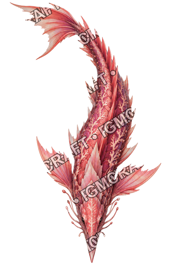 Pirate Ocean 0301 Blade Fish Mimetic Lens Topdown Token top-down token preview