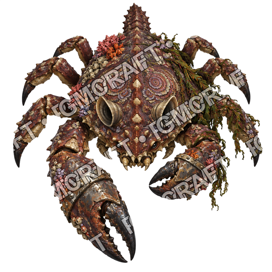 Pirate Ocean 0308 Armored Crab Stranded Lens Topdown Token top-down token preview