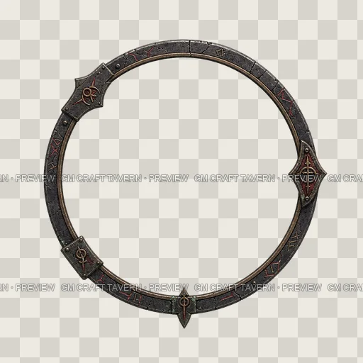 Border 12 top-down token preview