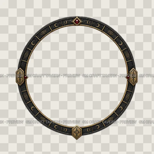 Border 25 top-down token preview