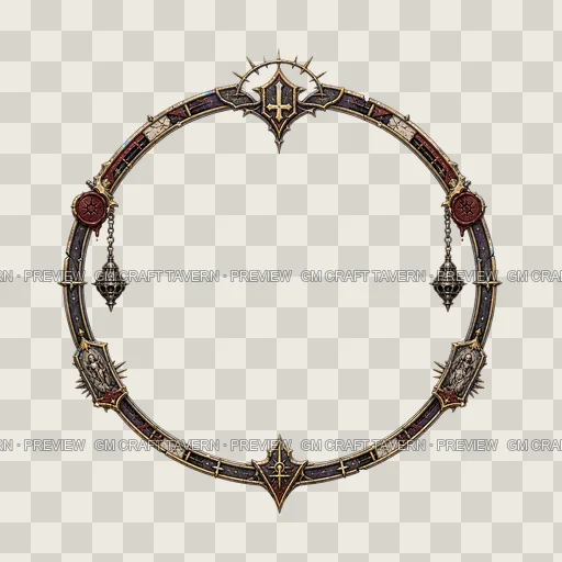 Border 25 top-down token preview