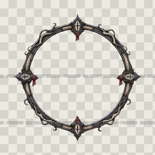Border 12 top-down token preview
