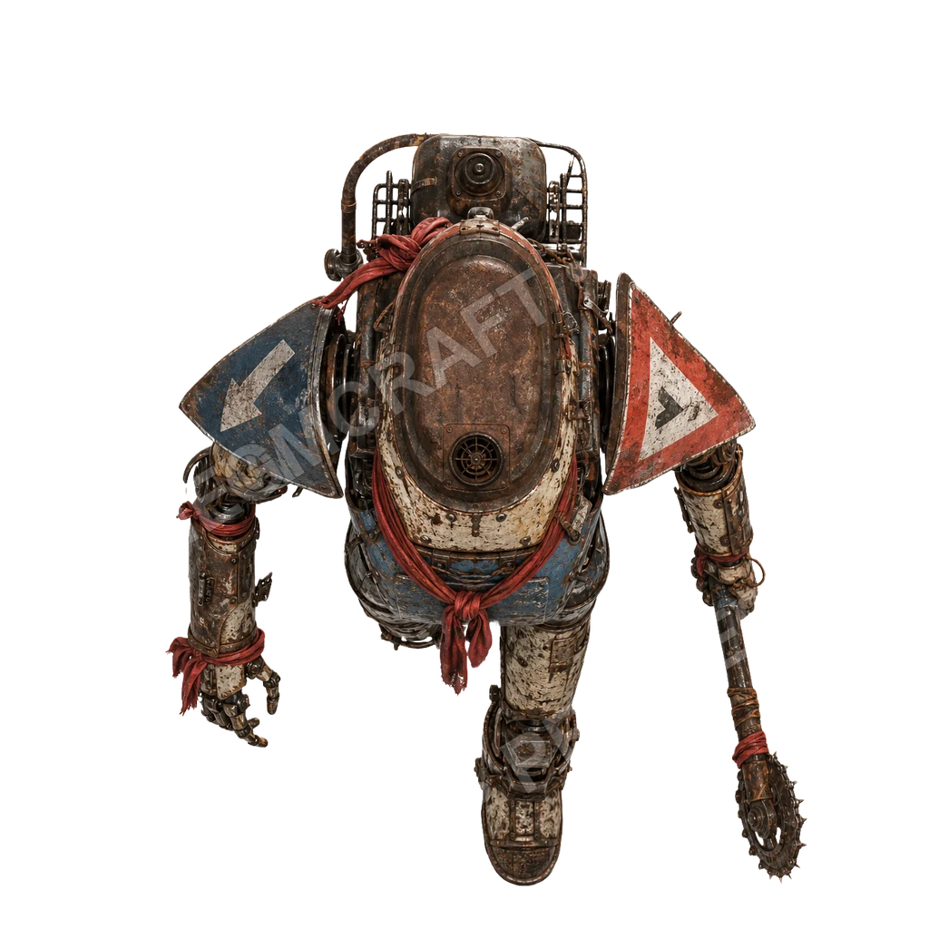 Repurposed Service Robots 46 top-down token preview