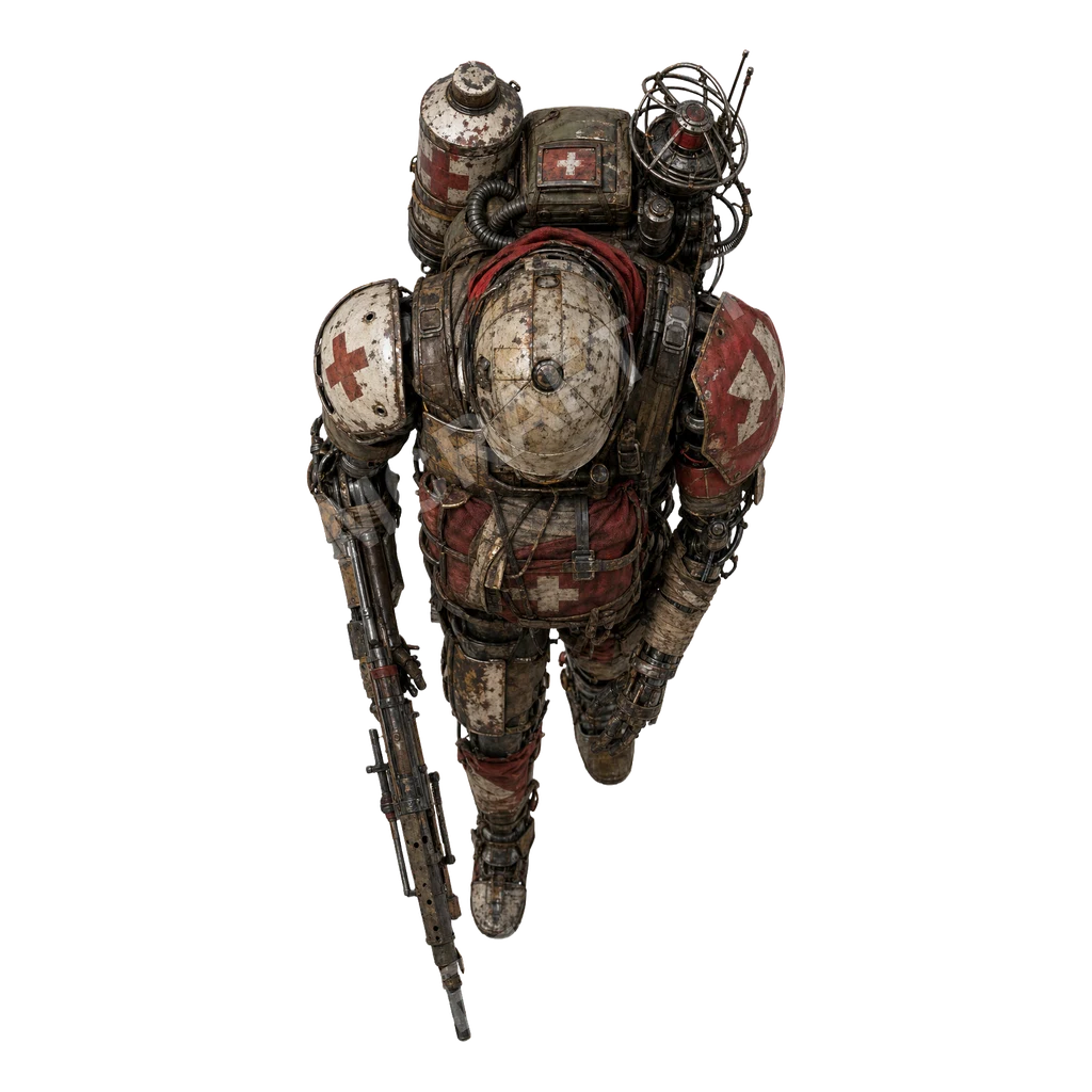 Repurposed Service Robots 48 top-down token preview