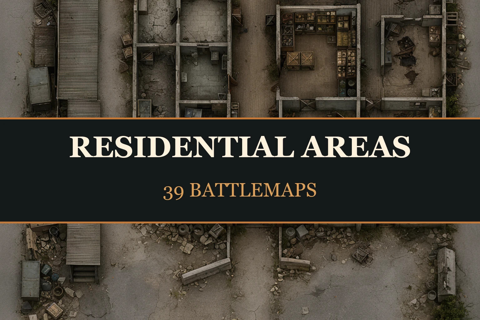 Zones résidentielles — 39 battlemaps