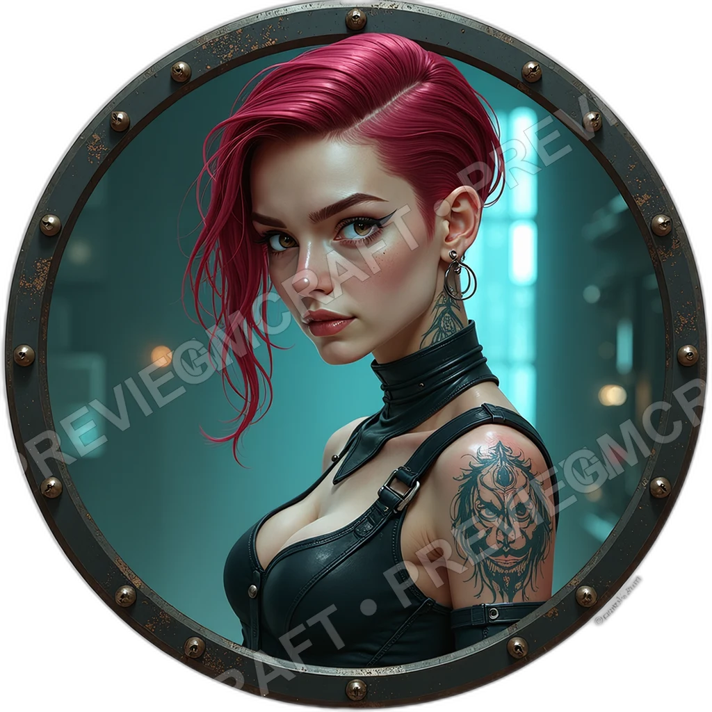 Clinic Shadow Surgeon, Female, Luminescent Suture Grid, Retractable Nanoblade Array, Consent Ledger Strap, Ripperdocs, ,Young Adult Age,1.8,, ,Very Sl 0001 top-down token preview