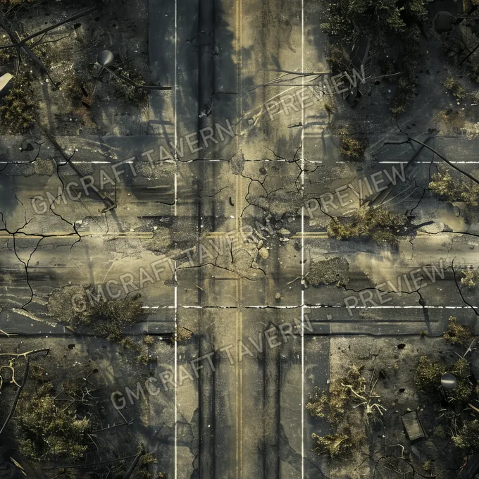 Abandonned Highway Battlemap battlemap preview