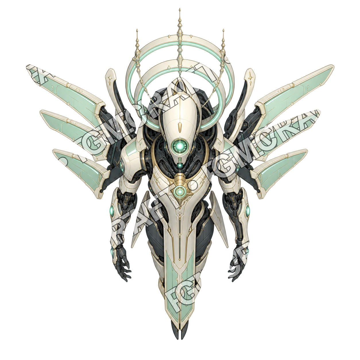 Anthem Halo Drone top-down token preview
