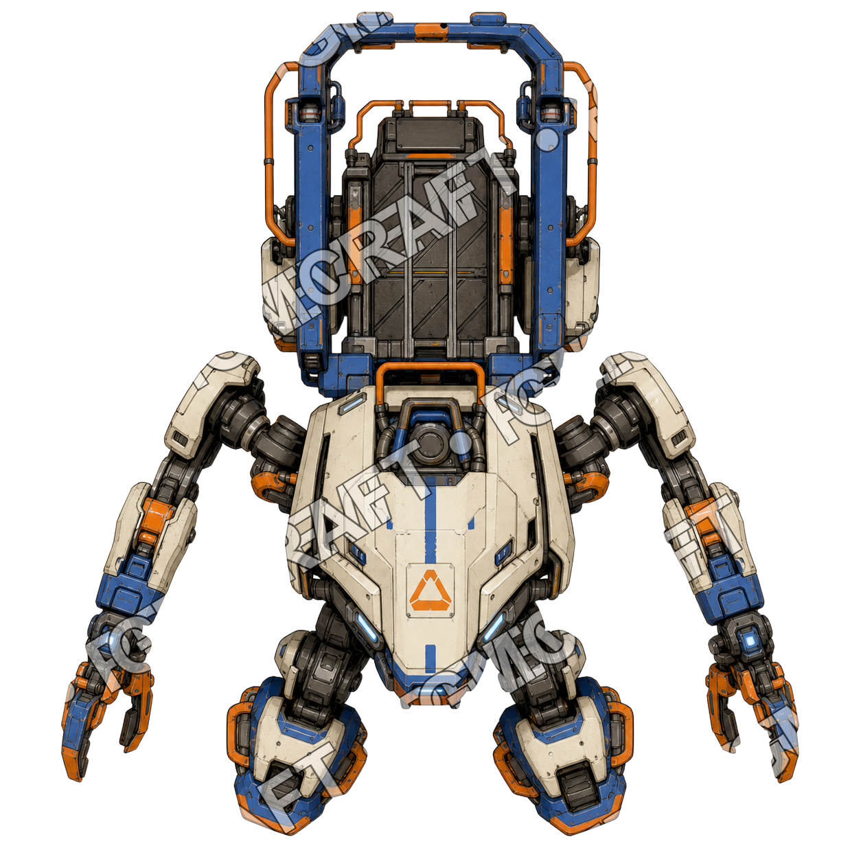 Berthring Loader Bot top-down token preview