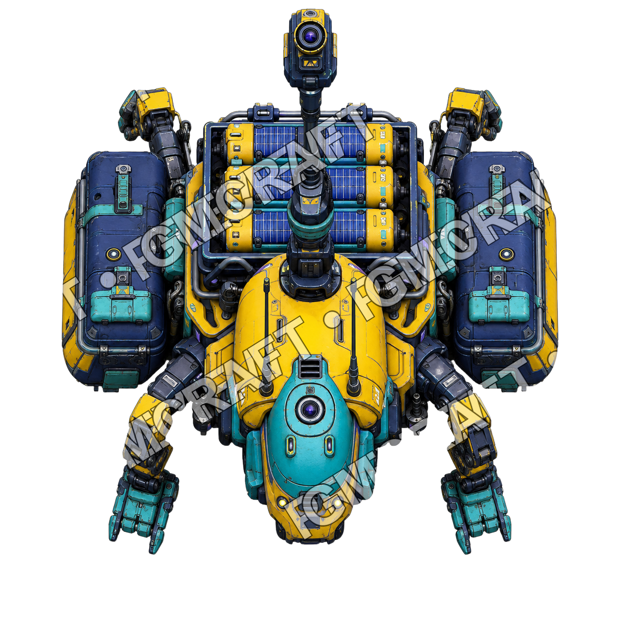 Sunflare Pack Mule top-down token preview