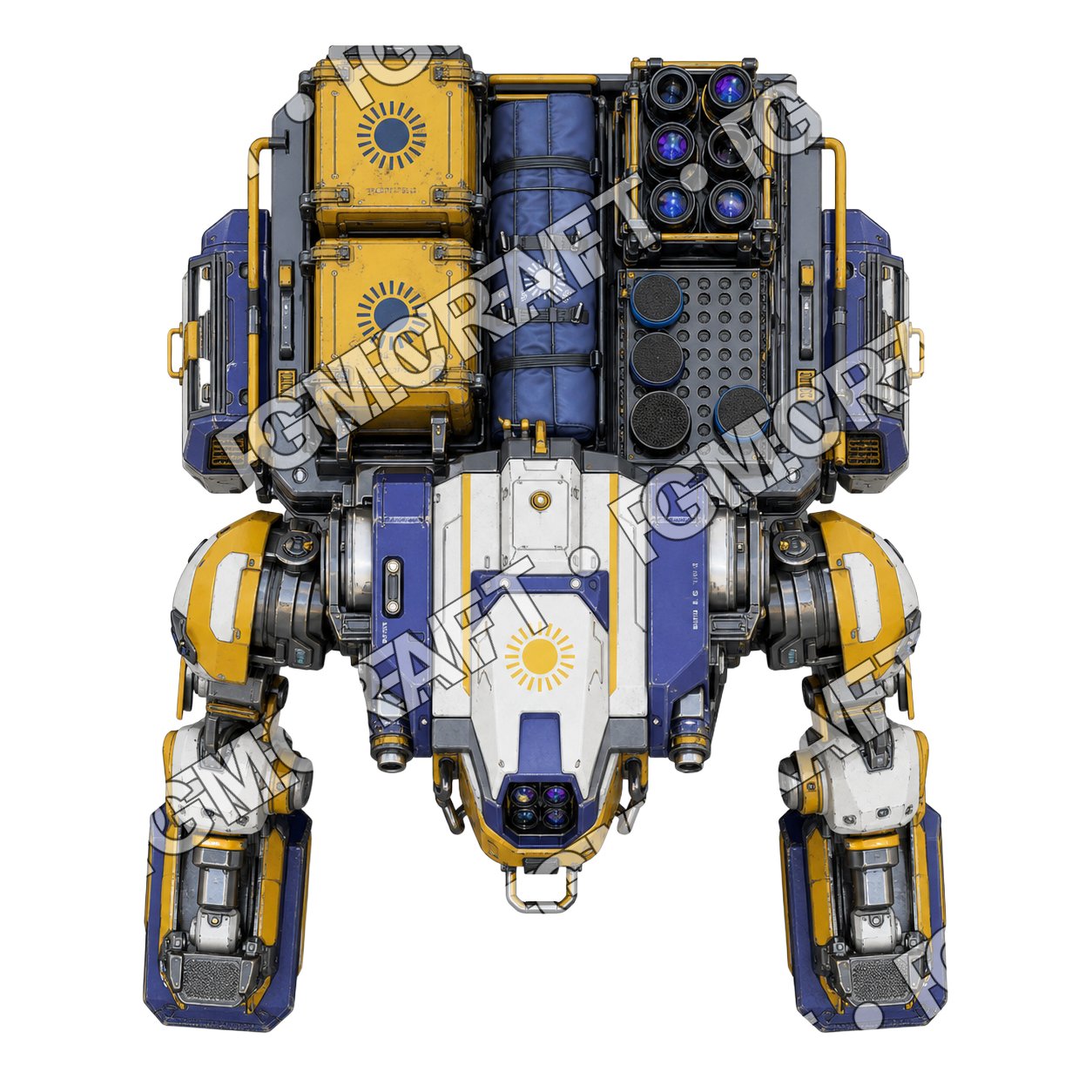 Sunfreight Mule Unit top-down token preview