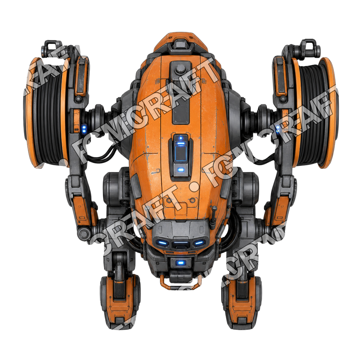 Cable Herder Unit top-down token preview