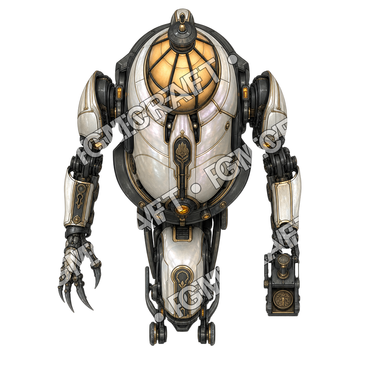 Vault Lantern Automaton top-down token preview