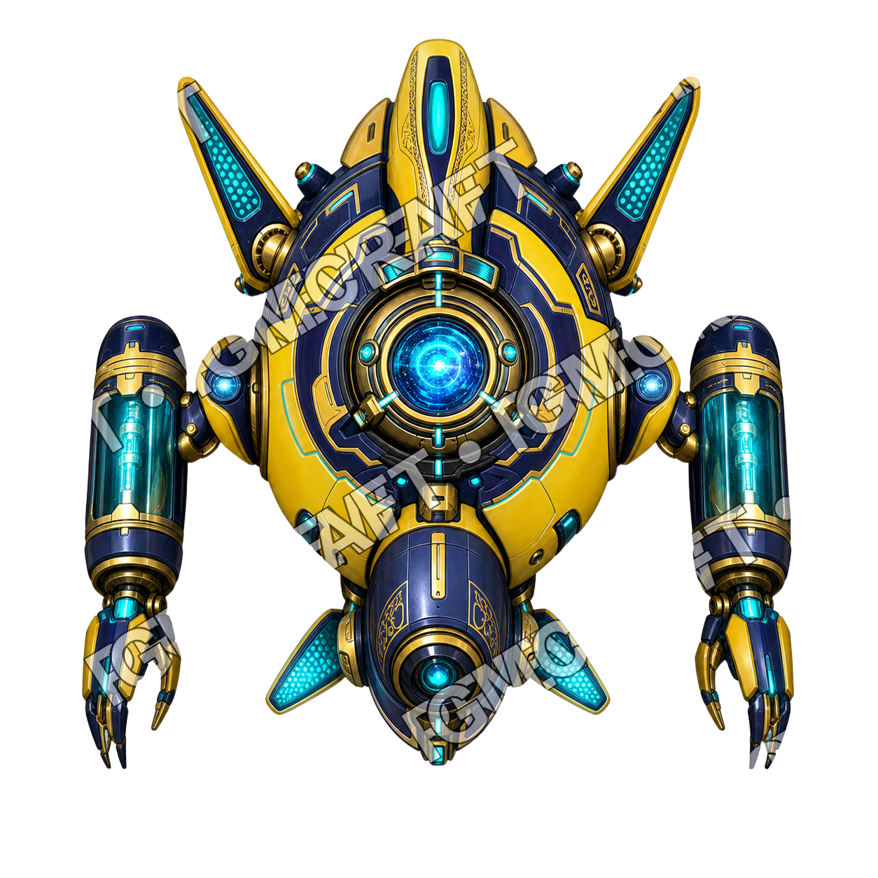 Velvet Quasar Drone top-down token preview