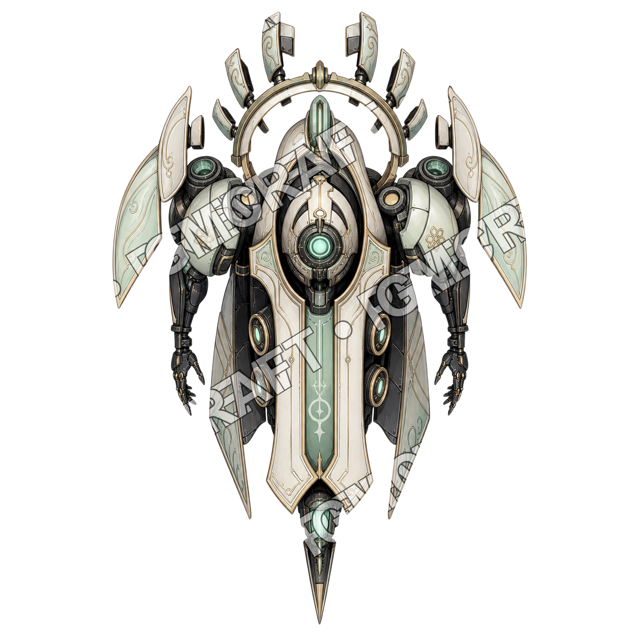 Canticle Helium Drone top-down token preview