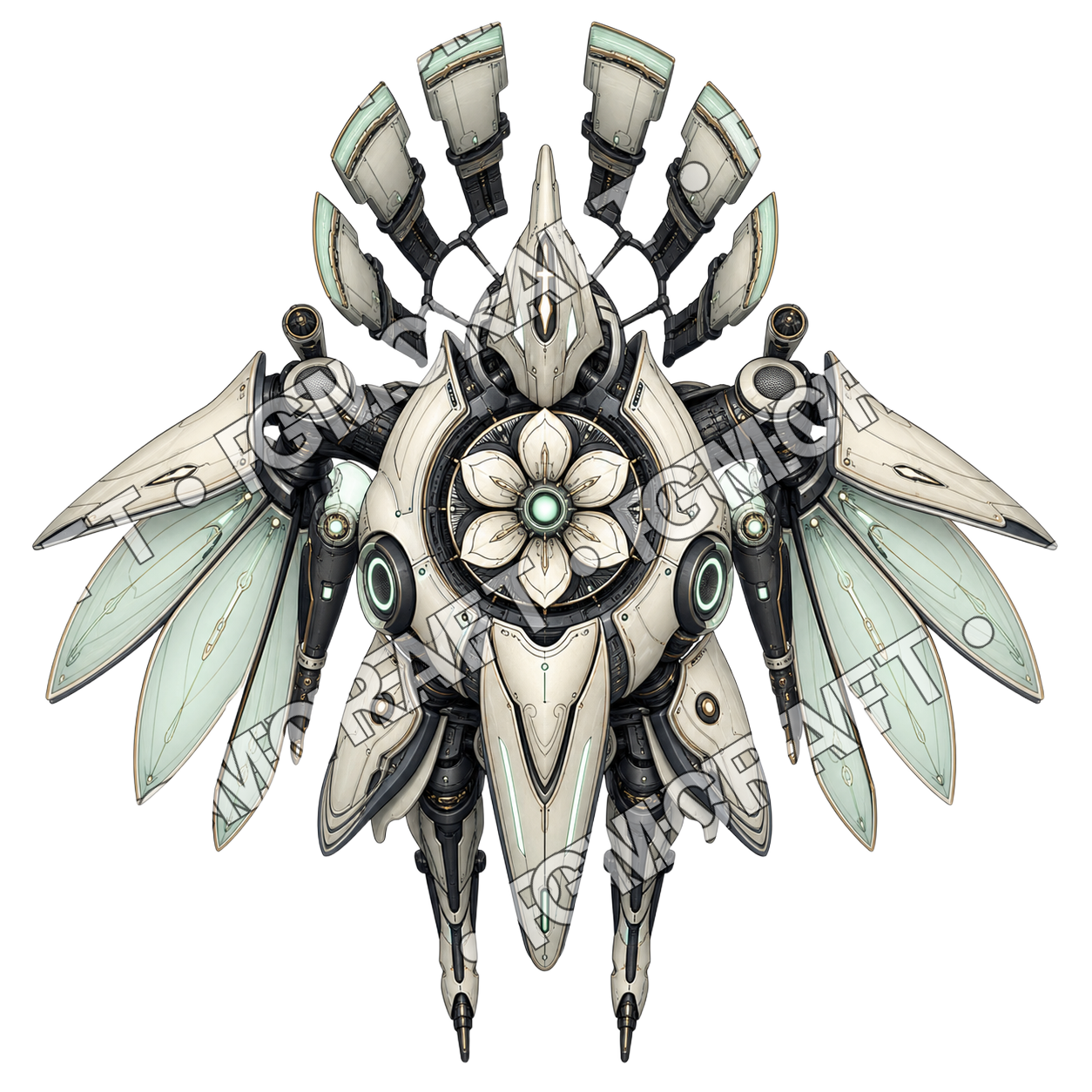 Canticle Petalseed Drone top-down token preview