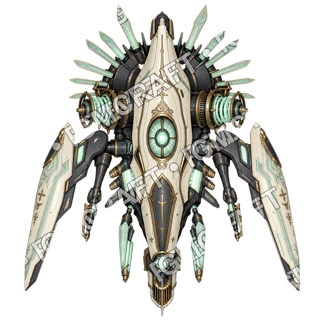 Canticle Spindle Drone top-down token preview