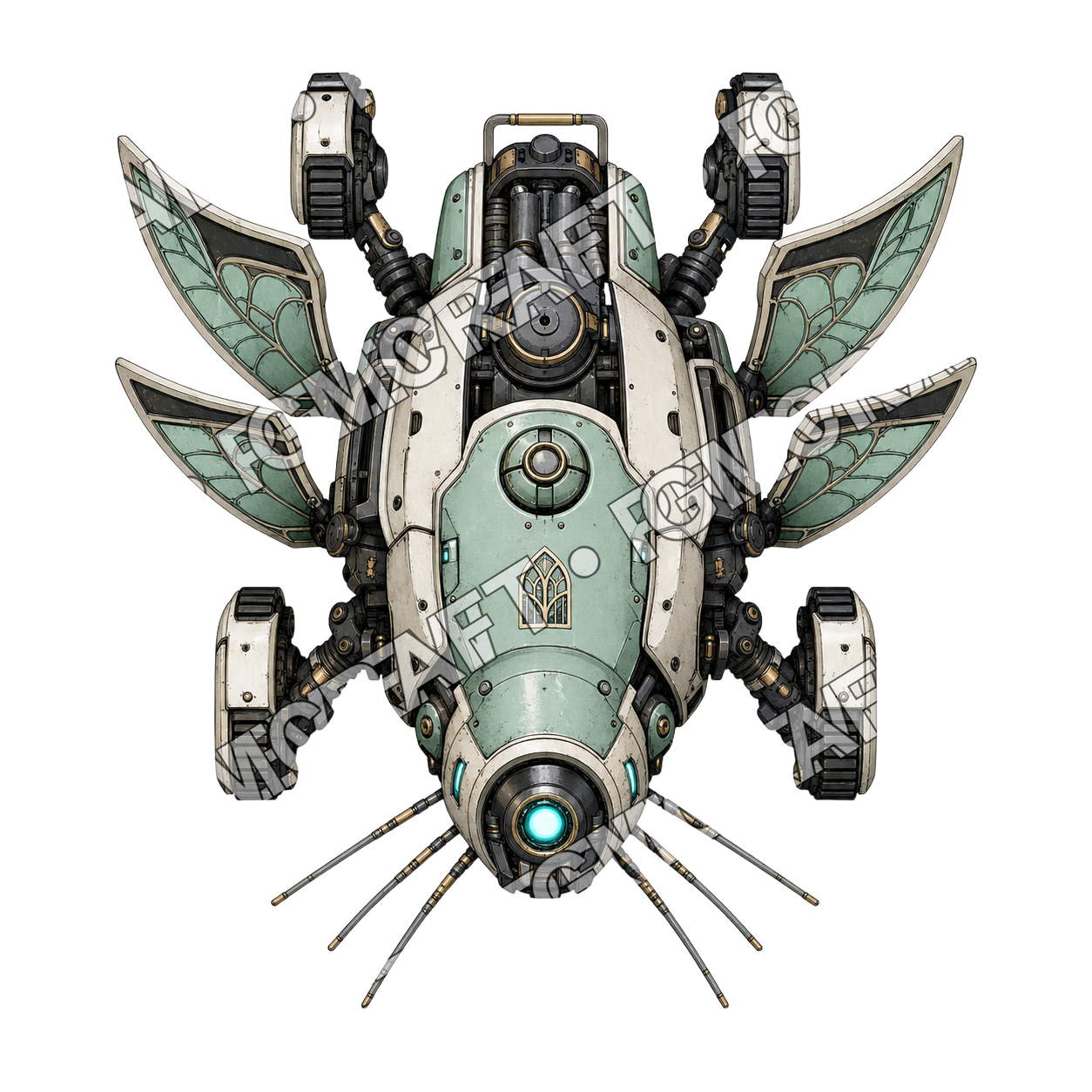 Choirmote Servitor top-down token preview