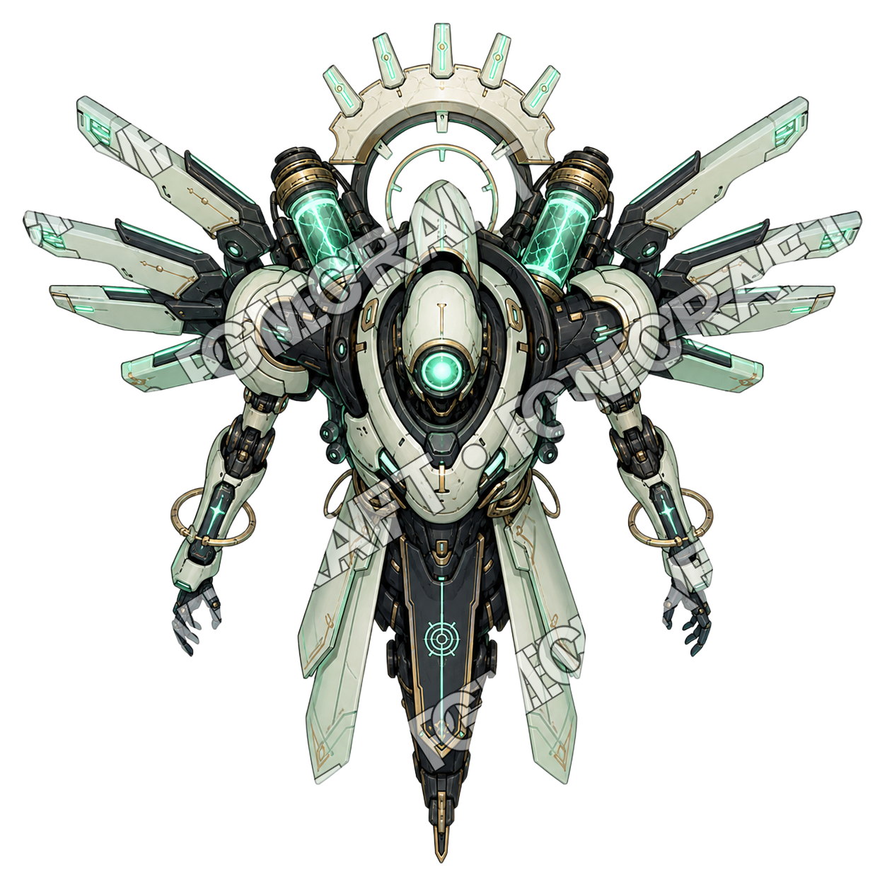 Choral Arc Drone top-down token preview