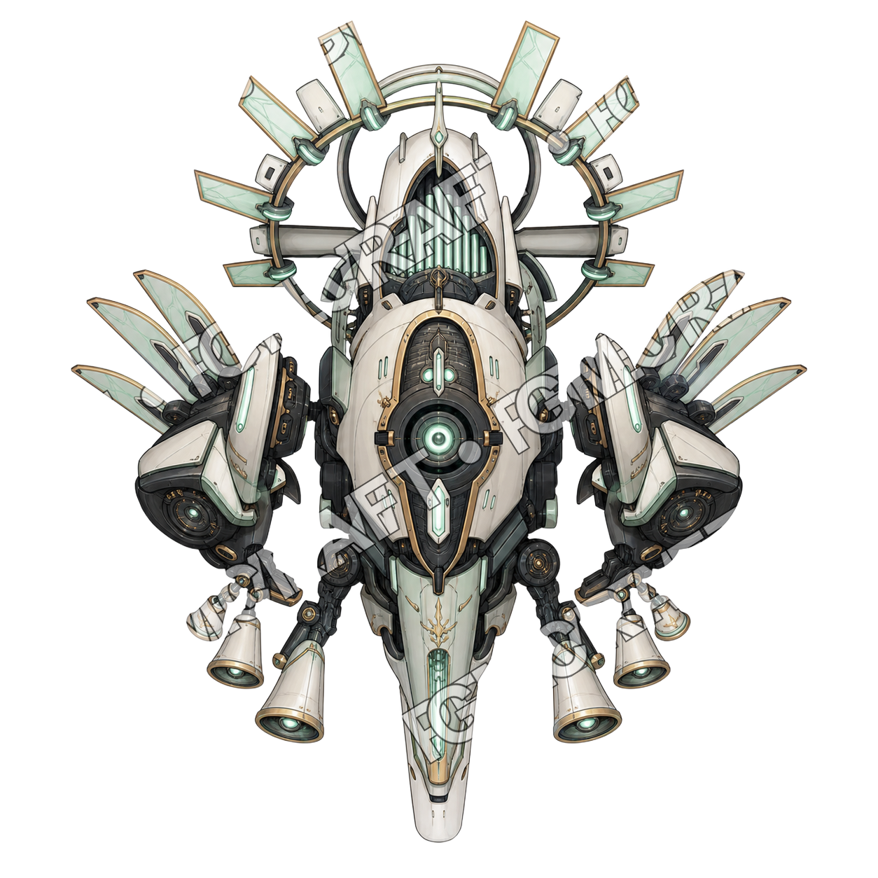 Choralvault Drone top-down token preview