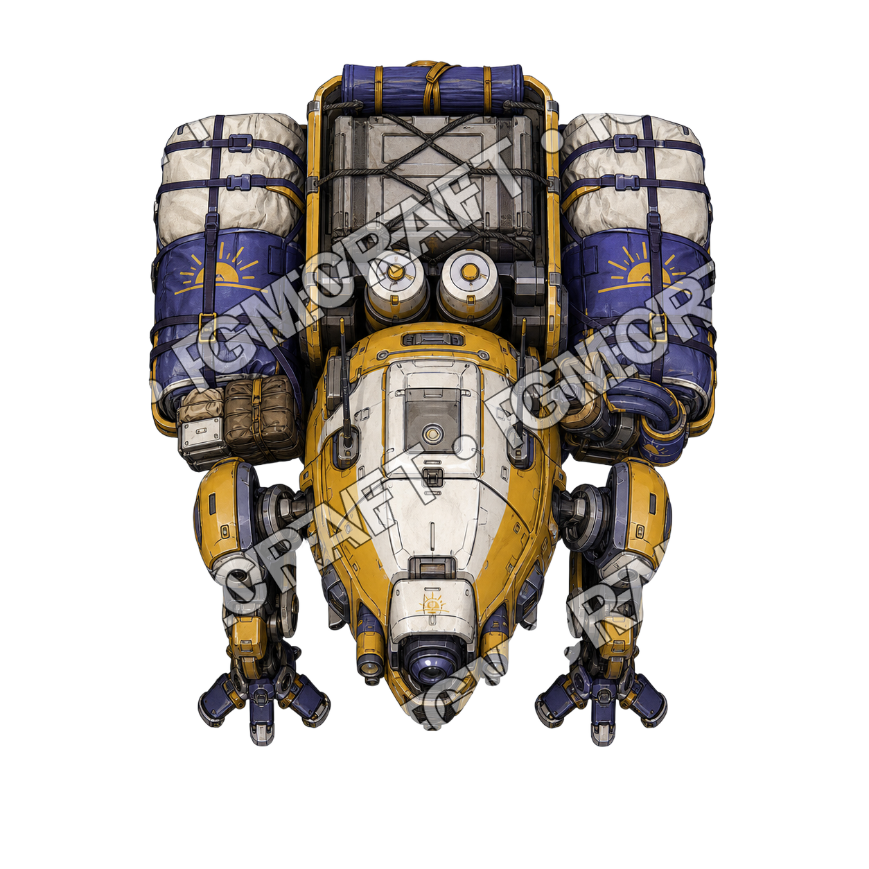 Dawn Bale Mule top-down token preview