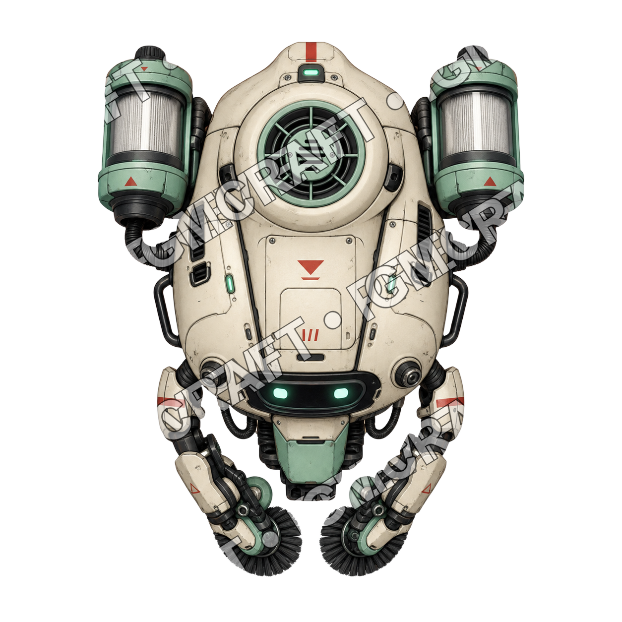 Filter Mite Bot top-down token preview