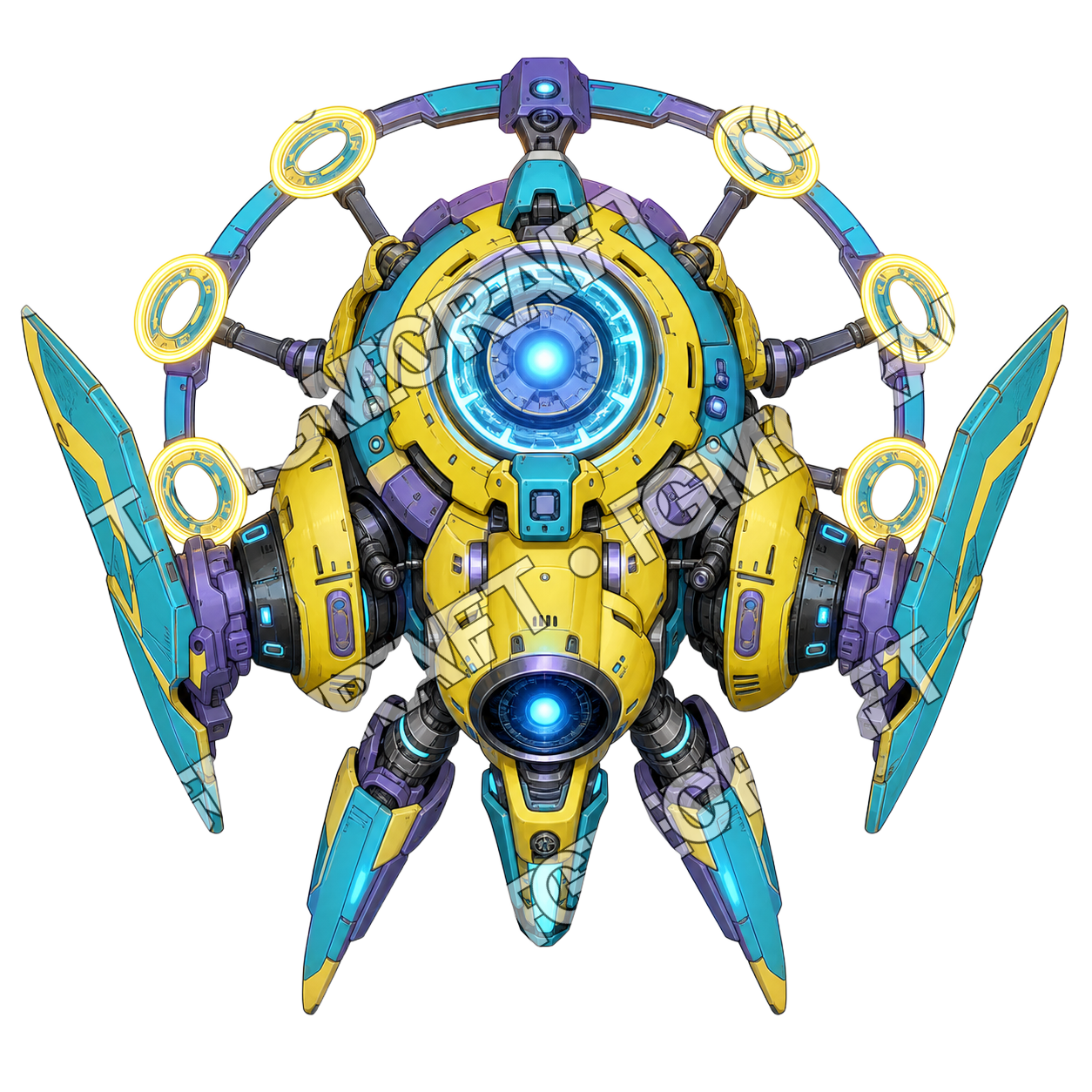 Galehalo Drone top-down token preview