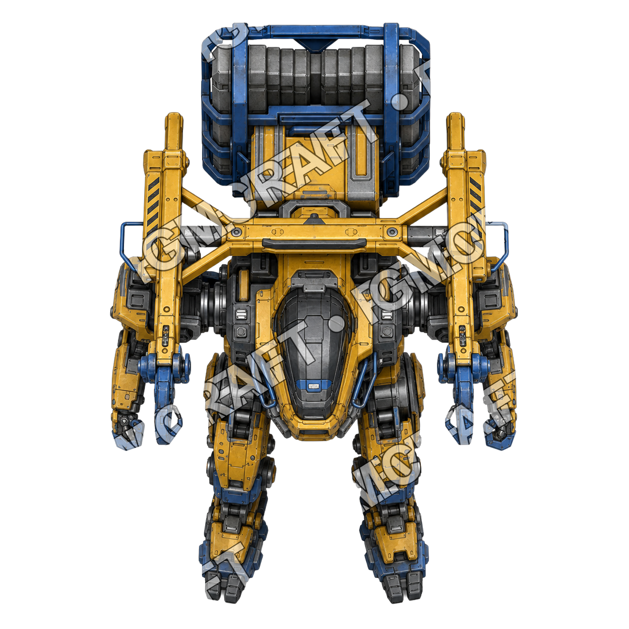 Gantry Lifter Frame top-down token preview