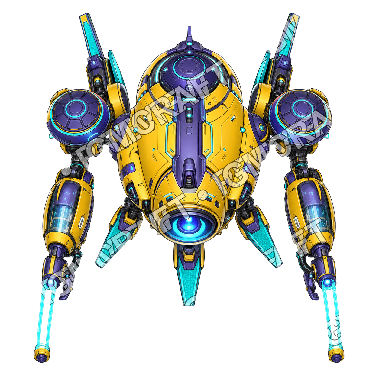Lazerette Prize Drone top-down token preview