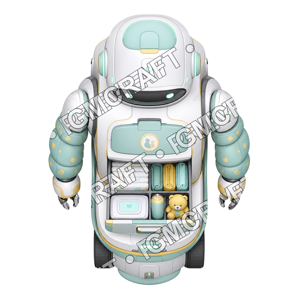 Maintenance Nanny Bot top-down token preview