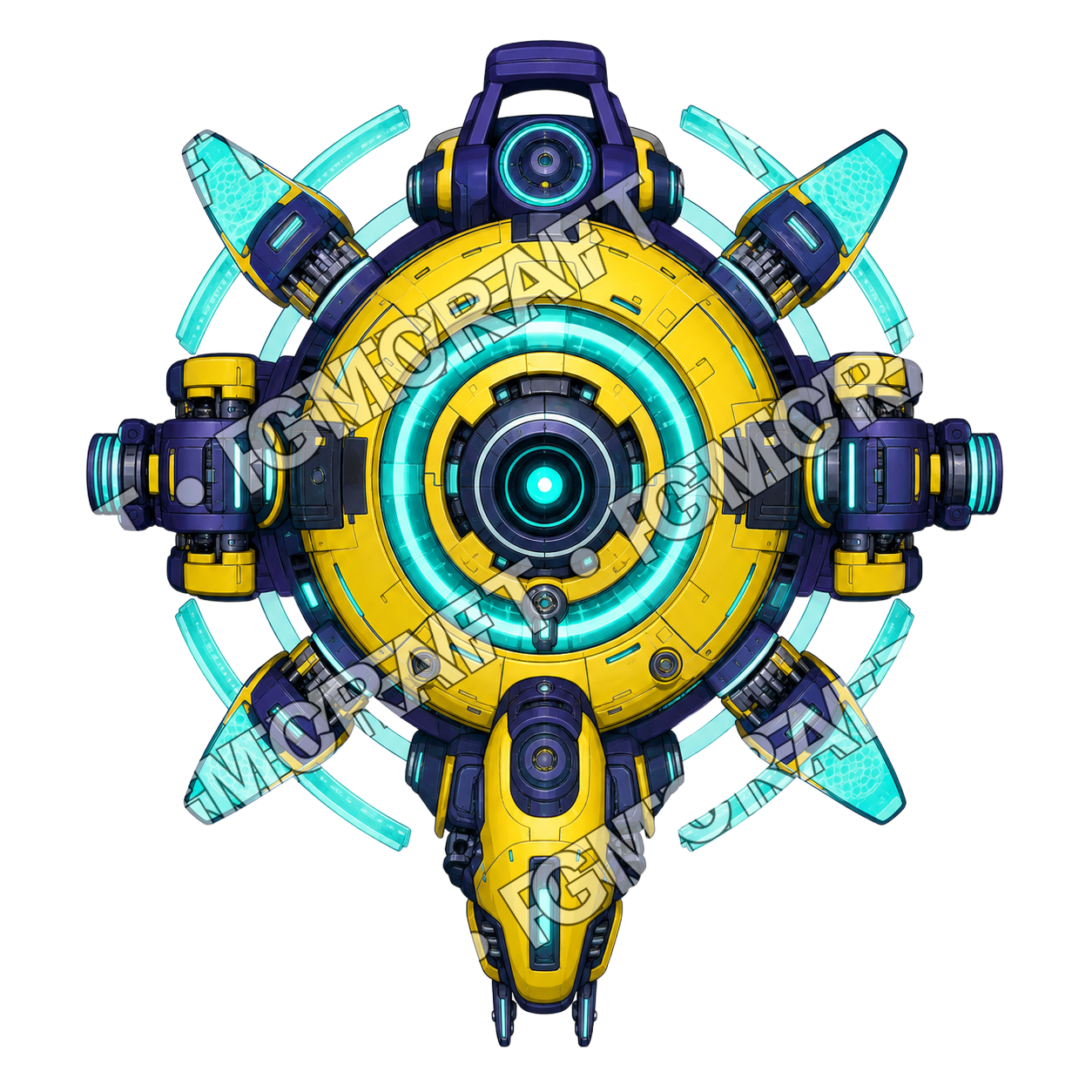 Monsoonring Drone top-down token preview