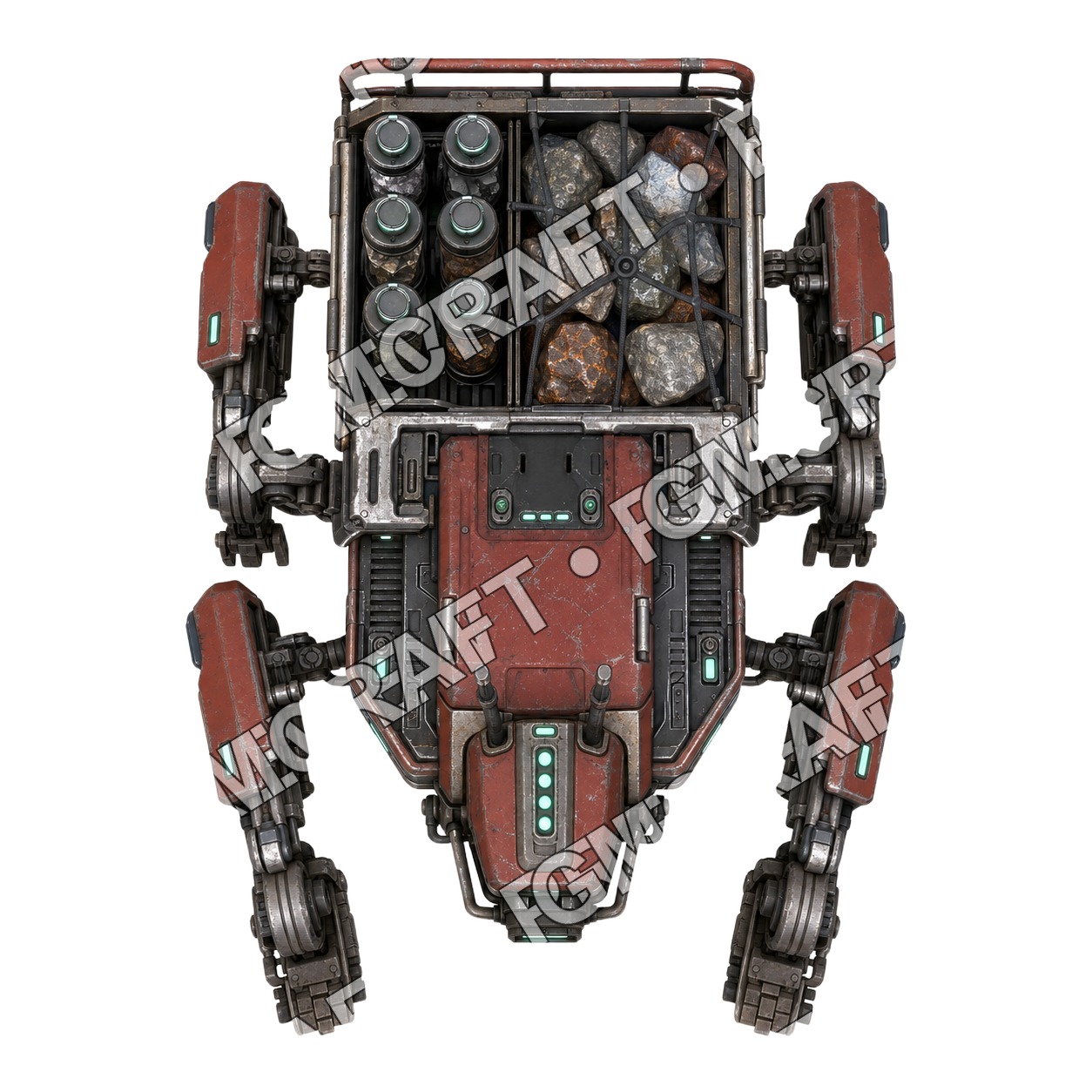 Ore Sample Mule top-down token preview