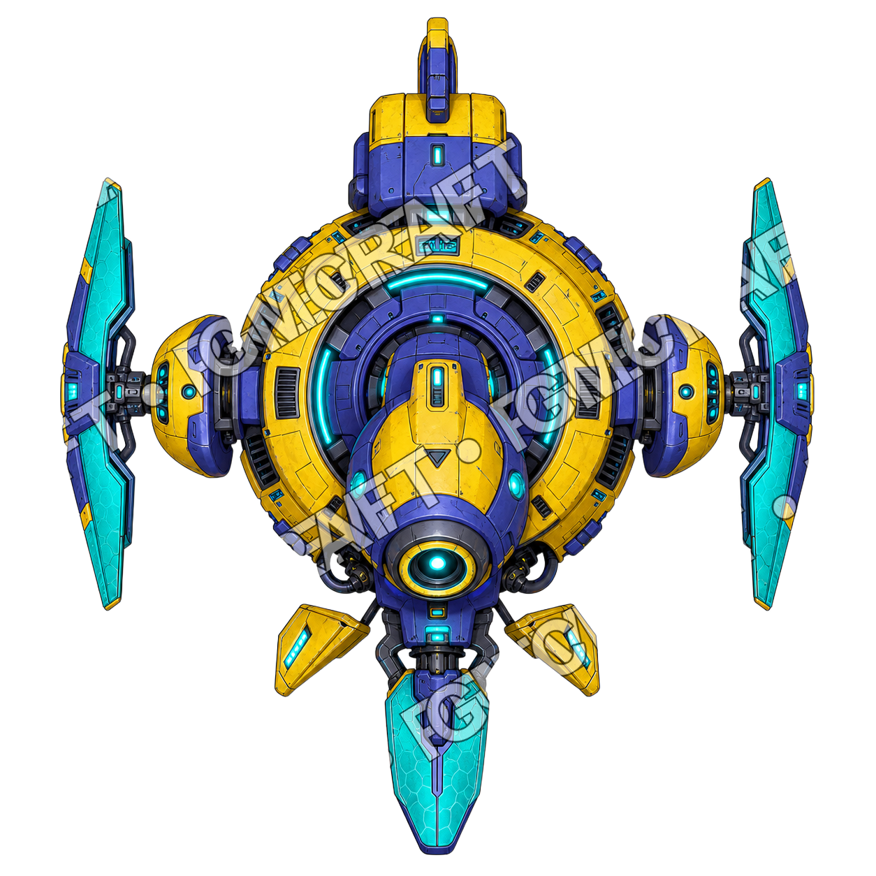 Platformhalo Drone top-down token preview