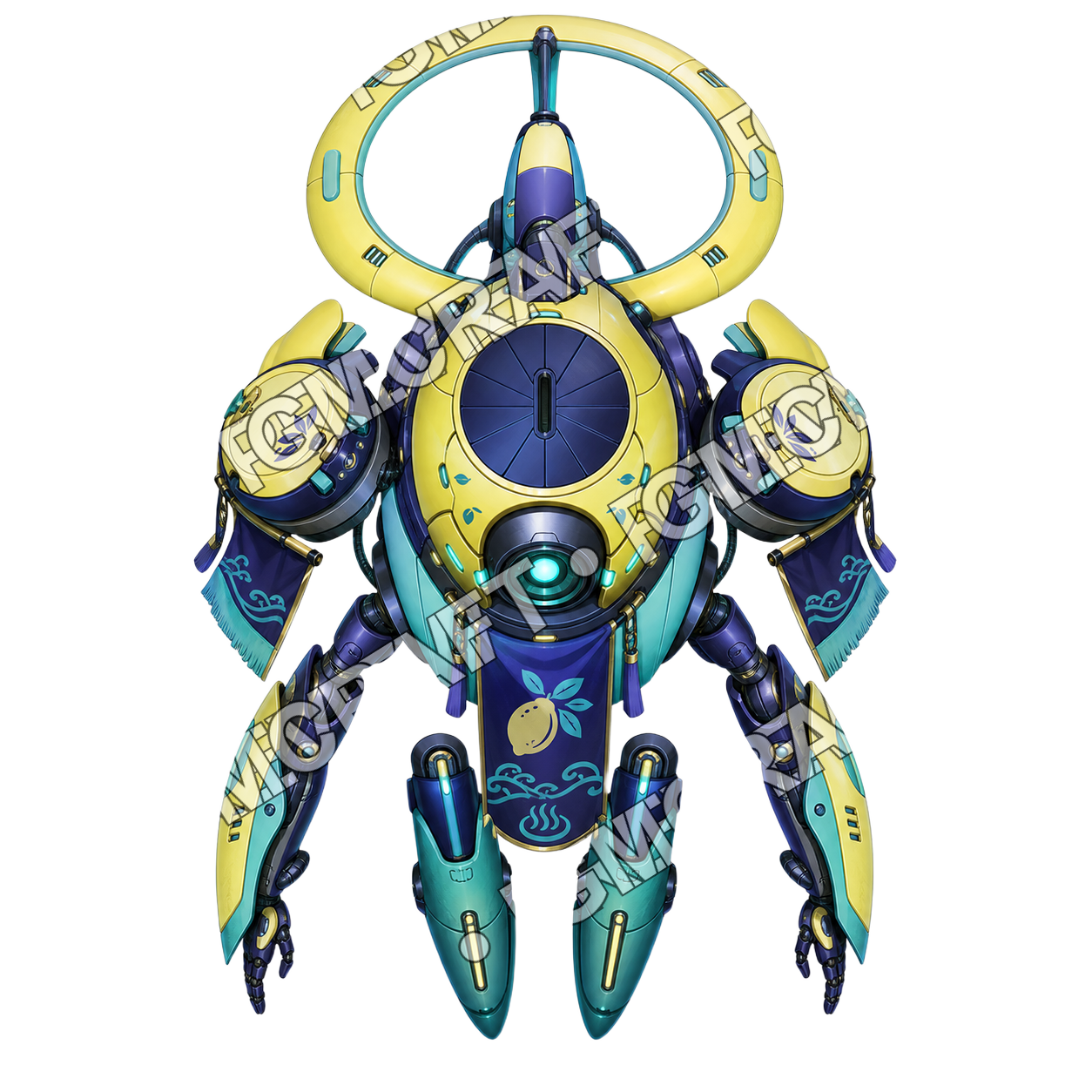 Saunaring Drone top-down token preview