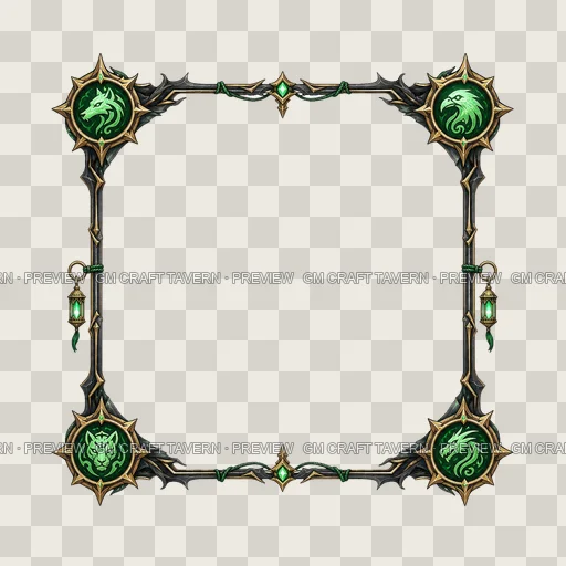 Border 30 top-down token preview