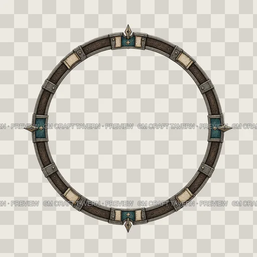 Border 12 top-down token preview