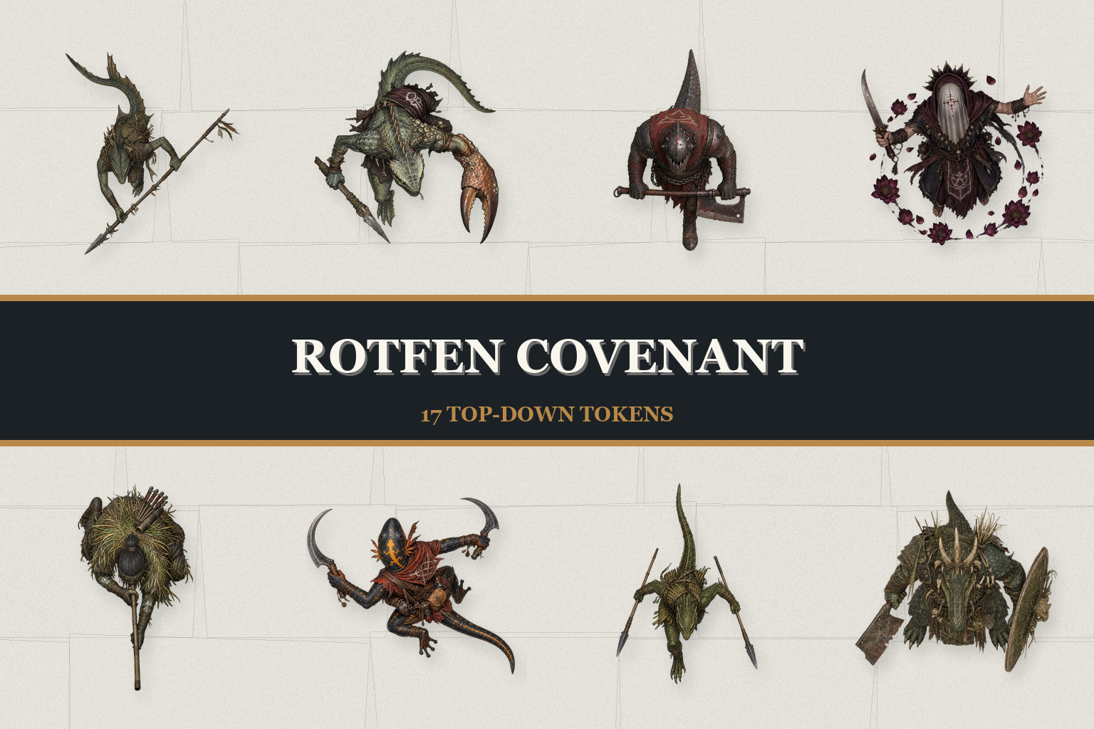 Rotfen Covenant — 17 Free Top-Down Tokens