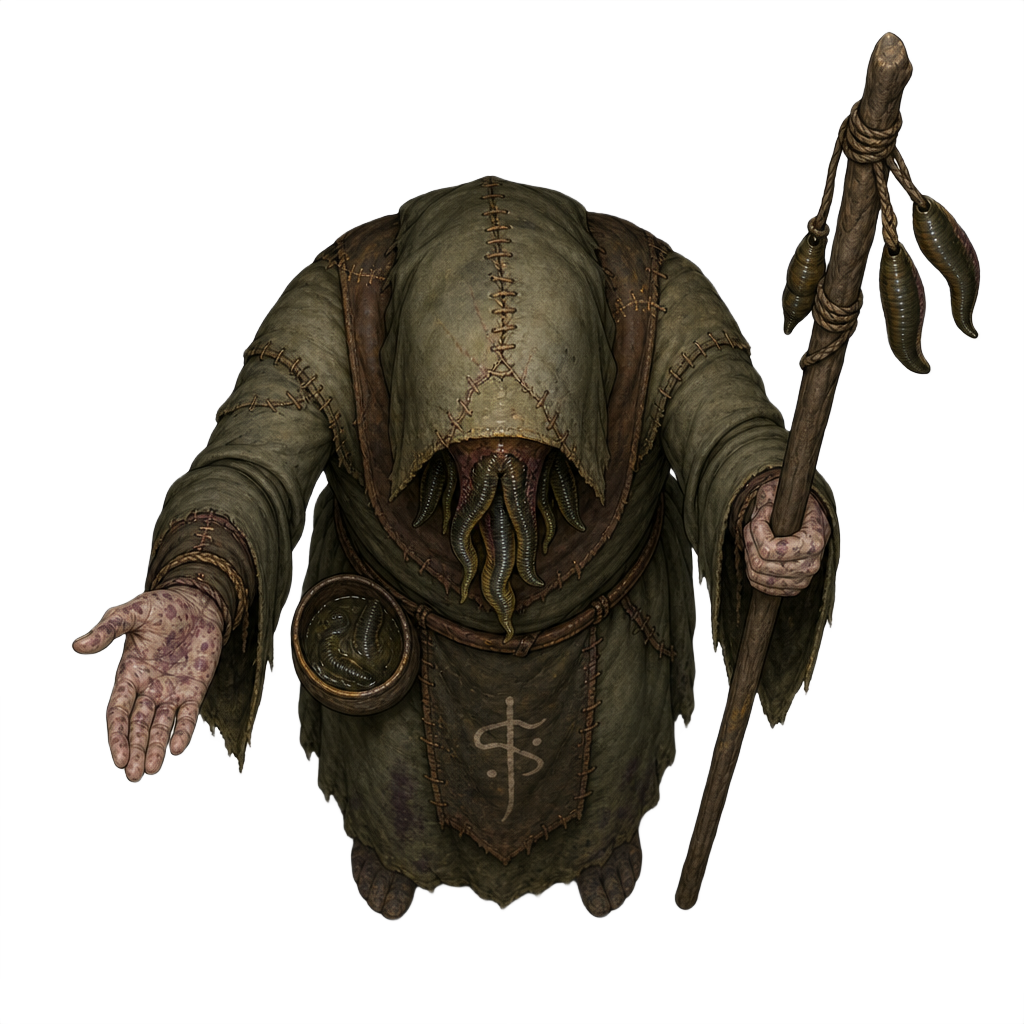 Leech Priest top-down token preview