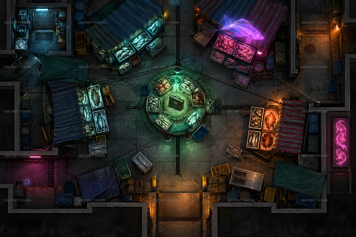 Aperçu du produit RPG Cyberpunk Maps 7