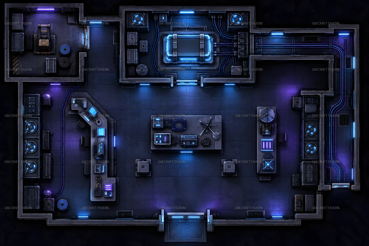 Aperçu du produit RPG Cyberpunk Maps 9
