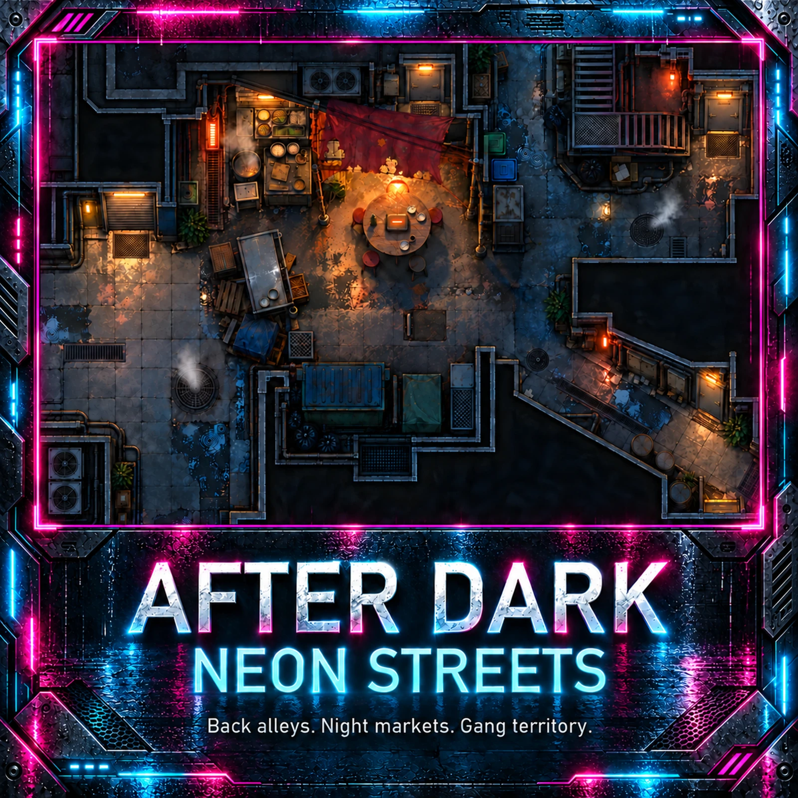 Aperçu du produit RPG Cyberpunk Maps 3