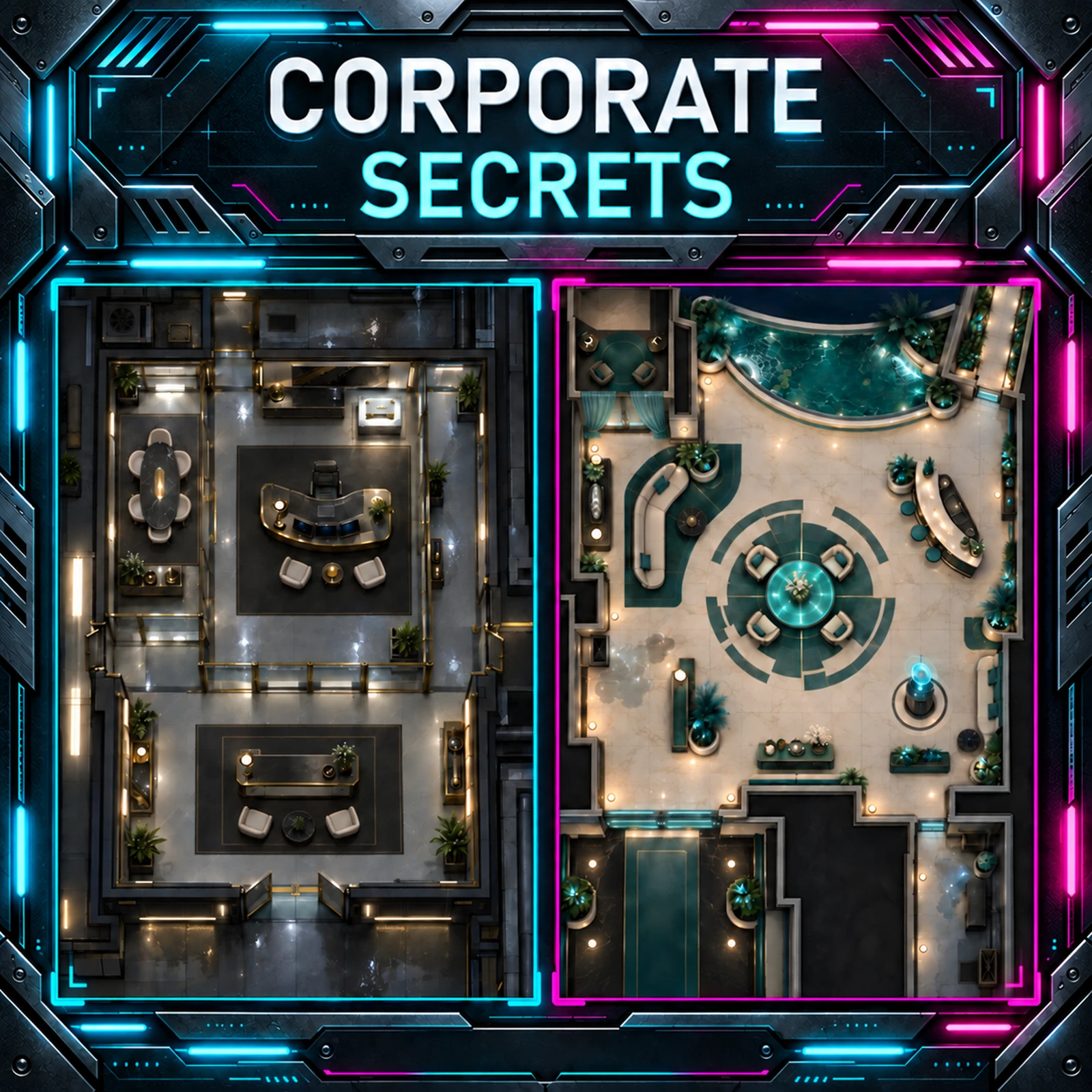 Aperçu du produit RPG Cyberpunk Maps 4