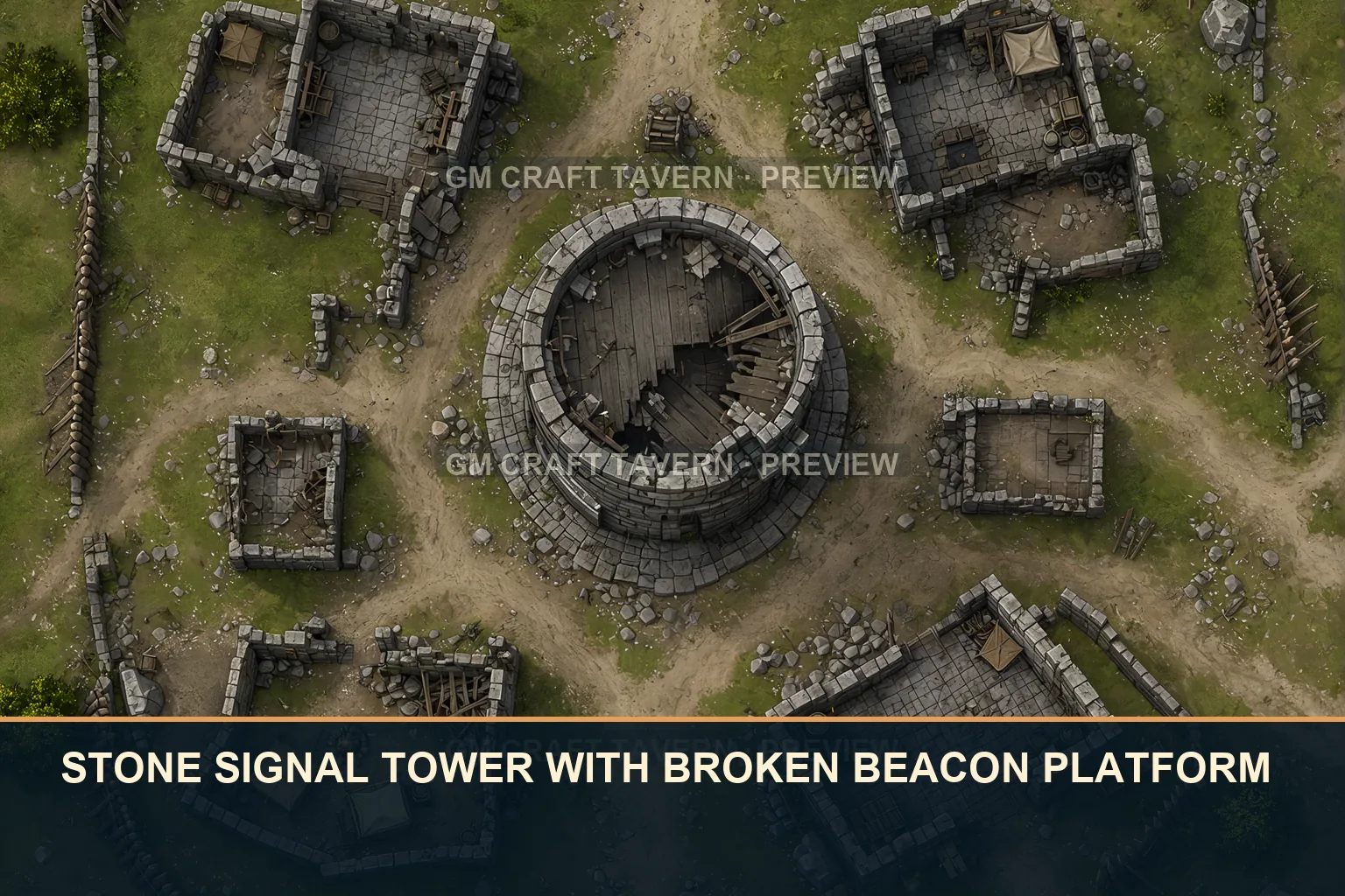 Ruined Watch Posts & Forts product preview 2