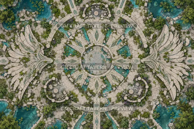 The Sundial Of Severed Wings battlemap preview