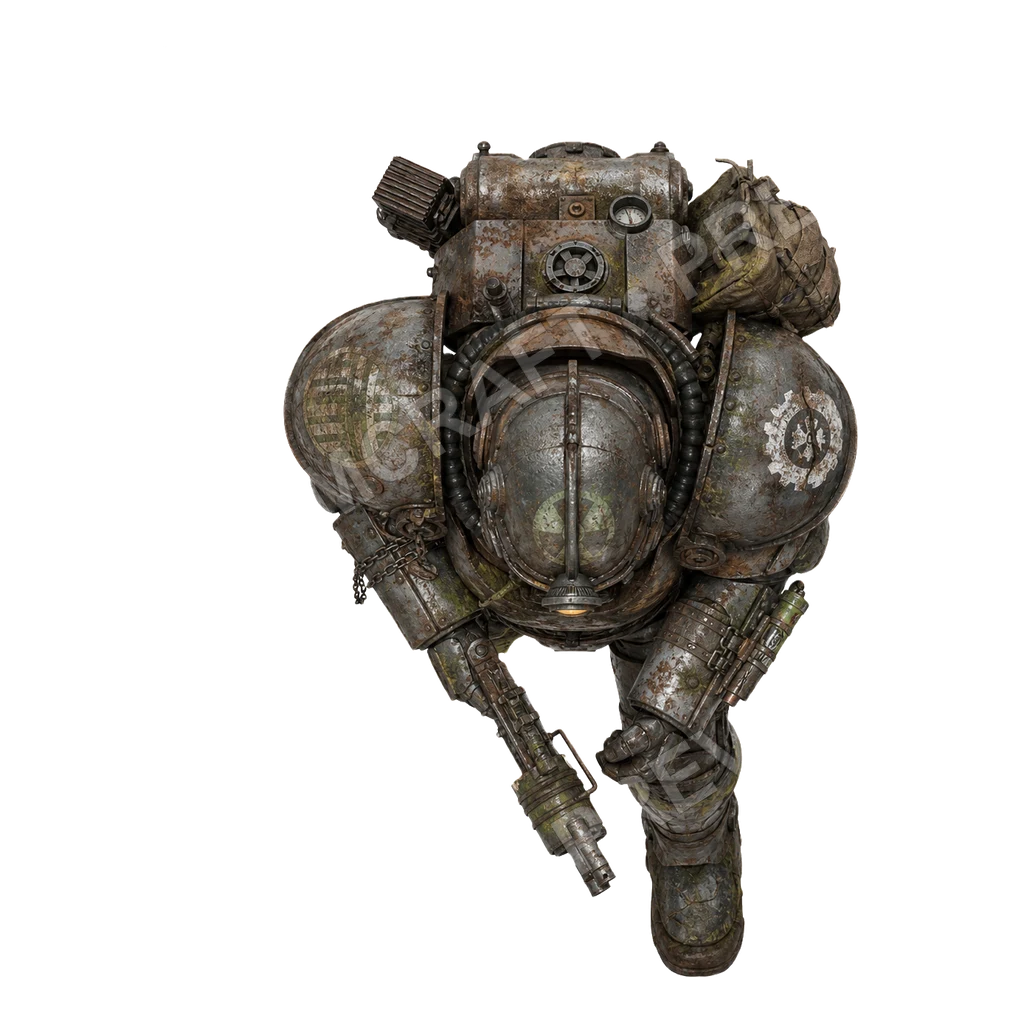 Salvaged Power Armor 22 top-down token preview