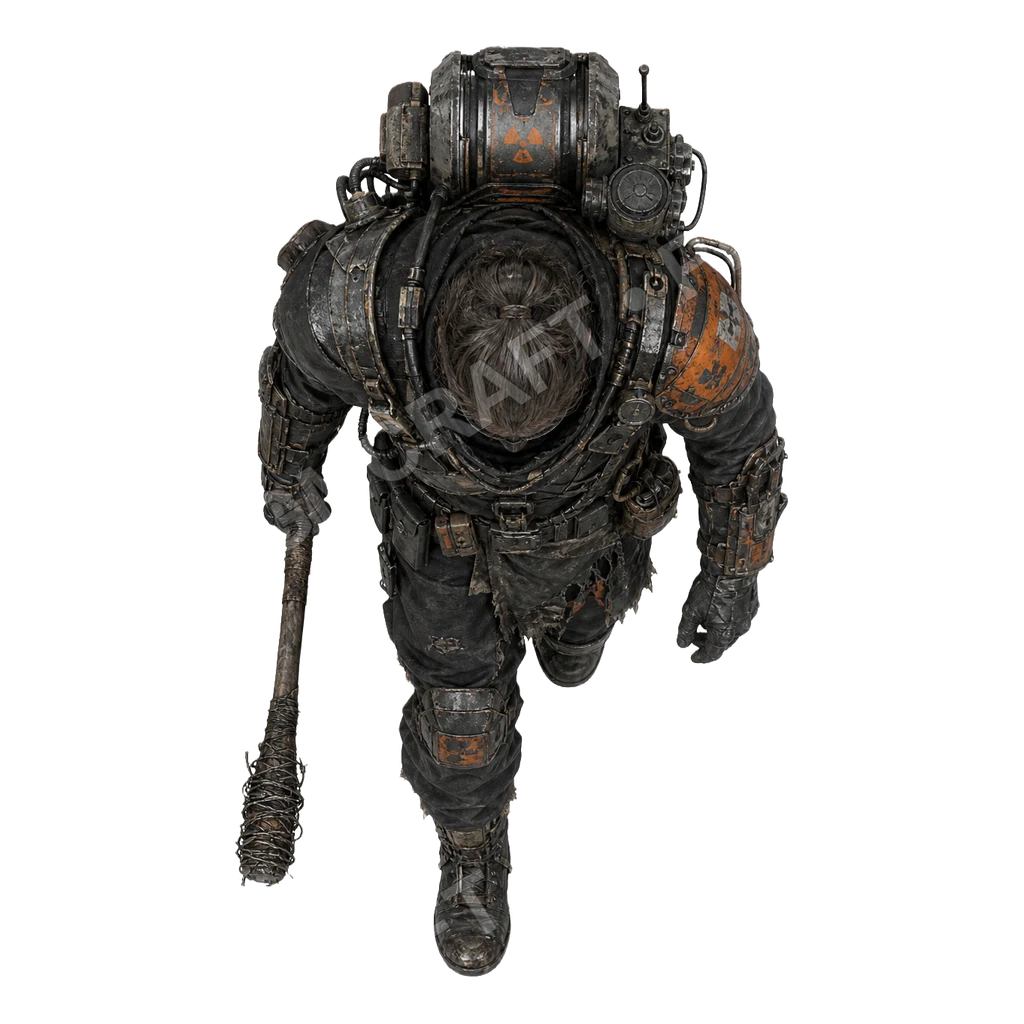 Salvaged Power Armor 26 top-down token preview