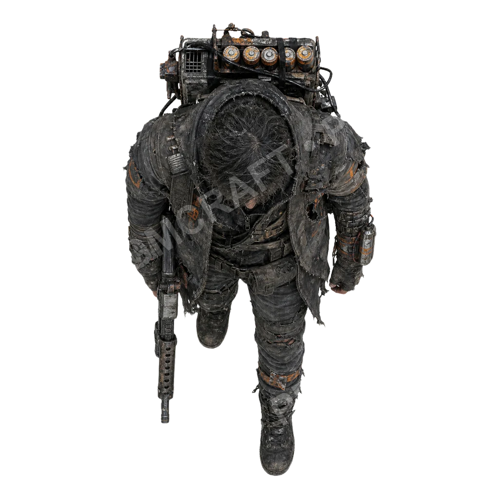 Salvaged Power Armor 28 top-down token preview