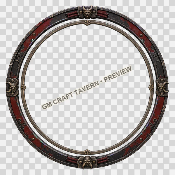Border 10 top-down token preview