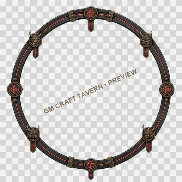 Border 16 top-down token preview