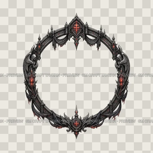 Border 05 top-down token preview